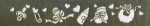 Embossing Schablone Babygirlande